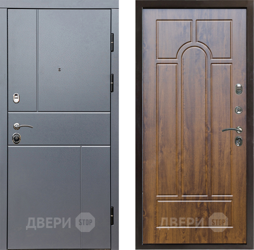 Входная металлическая Дверь Престиж Горизонт Грэй Арка Дуб в Ногинск