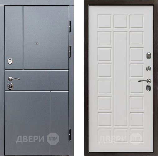 Входная металлическая Дверь Престиж Горизонт Грэй Престиж Бежевый мат в Ногинск