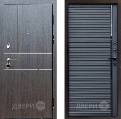 Входная металлическая Дверь Престиж Горизонт Венге Porte Черный кварц в Ногинск