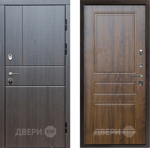 Входная металлическая Дверь Престиж Горизонт Венге Классика Дуб в Ногинск