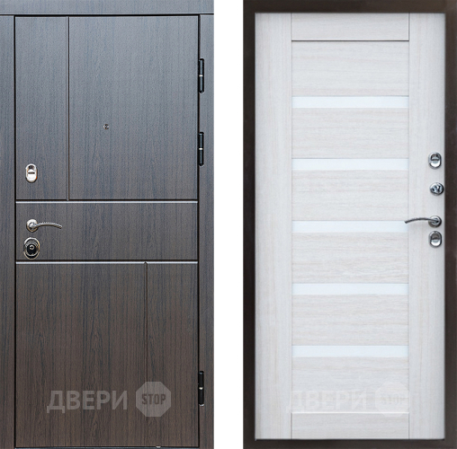 Входная металлическая Дверь Престиж Горизонт Венге Царга Лиственница белая в Ногинск