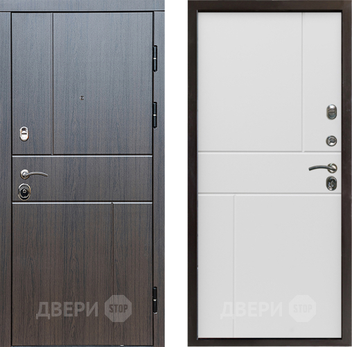 Входная металлическая Дверь Престиж Горизонт Венге Горизонт Бетон белый в Ногинск