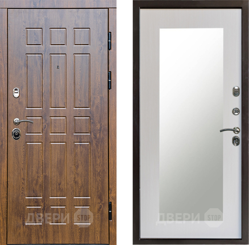 Дверь Престиж Стандарт Зеркло Пастораль Лиственница белая в Ногинск