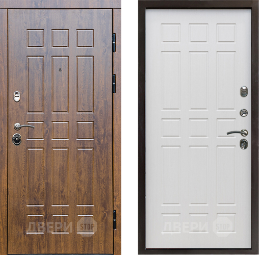 Входная металлическая Дверь Престиж Стандарт Спарта Лиственница белая в Ногинск