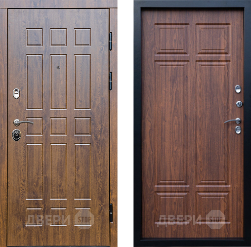 Входная металлическая Дверь Престиж Стандарт Премиум Орех темный в Ногинск