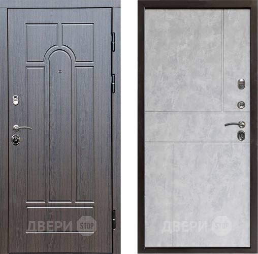 Входная металлическая Дверь Престиж Арка Горизонт Бетон светлый в Ногинск