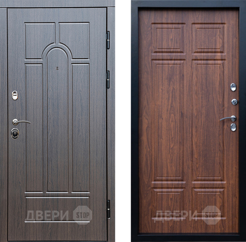 Входная металлическая Дверь Престиж Арка Премиум Орех темный в Ногинск