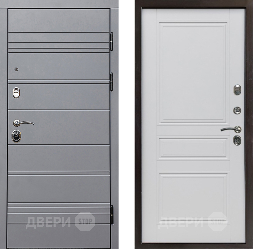 Дверь Престиж Линия Грэй Классика Белый матовый в Ногинск