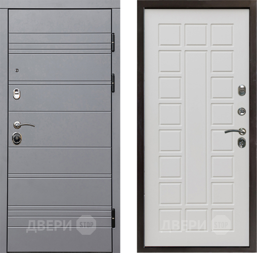 Входная металлическая Дверь Престиж Линия Грэй Престиж Бежевый мат в Ногинск