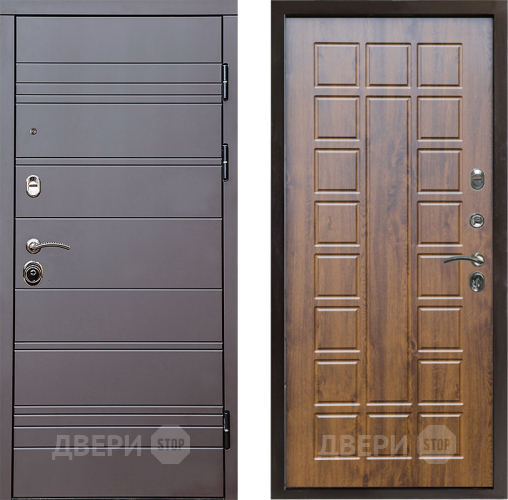 Входная металлическая Дверь Престиж Линия Браун Престиж Дуб в Ногинск