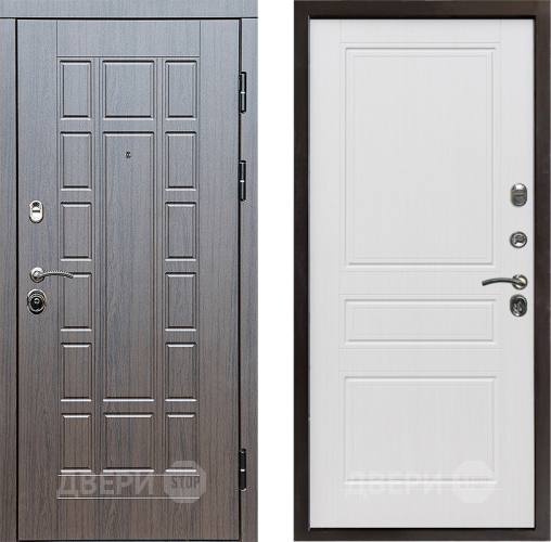 Входная металлическая Дверь Престиж Престиж Классика Белое дерево в Ногинск