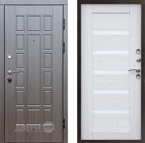 Входная металлическая Дверь Престиж Престиж Царга Лиственница белая в Ногинск