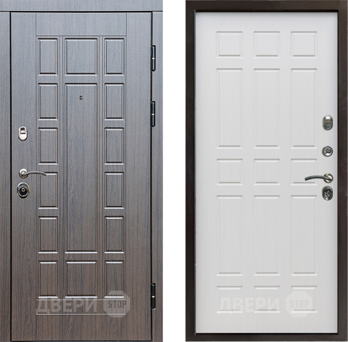 Входная металлическая Дверь Престиж Престиж Спарта Лиственница белая в Ногинск