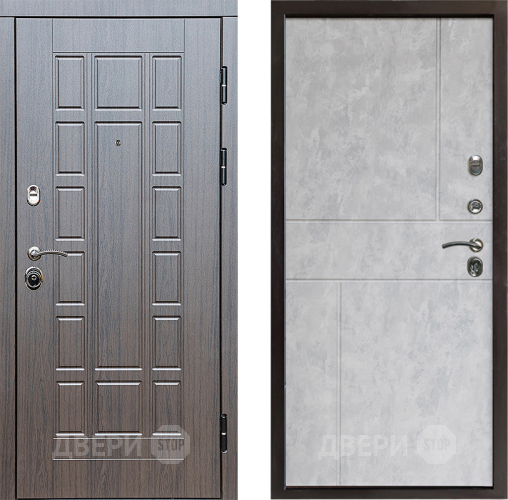 Входная металлическая Дверь Престиж Престиж Горизонт Бетон светлый в Ногинск