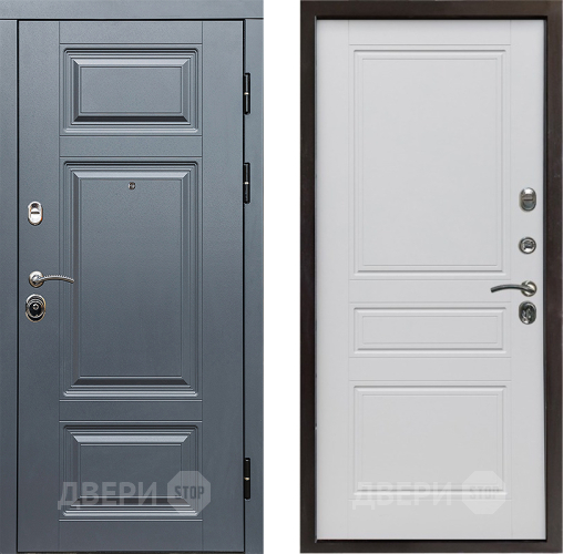 Входная металлическая Дверь Престиж Премиум Классика Белый матовый в Ногинск