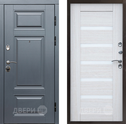 Входная металлическая Дверь Престиж Премиум Царга Лиственница белая в Ногинск