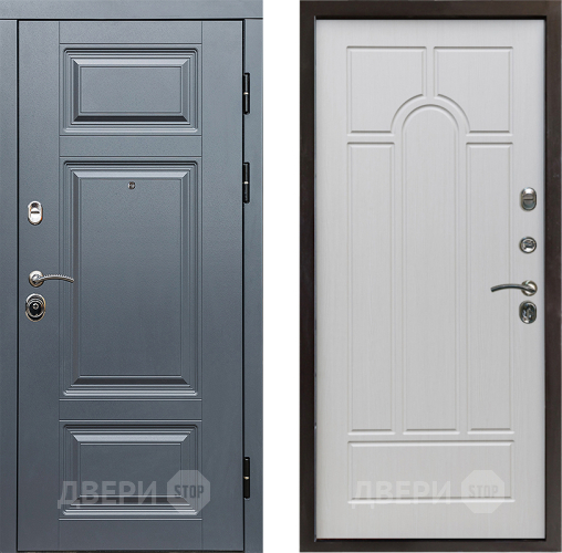 Входная металлическая Дверь Престиж Премиум Арка Лиственница белая в Ногинск