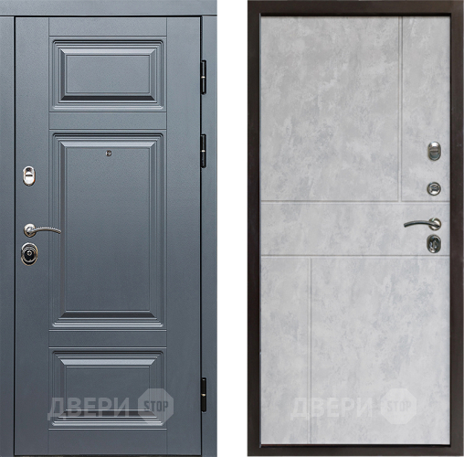 Входная металлическая Дверь Престиж Премиум Горизонт Бетон светлый в Ногинск