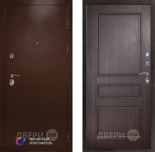 Входная металлическая Дверь Престиж Медь Классика Венге в Ногинск