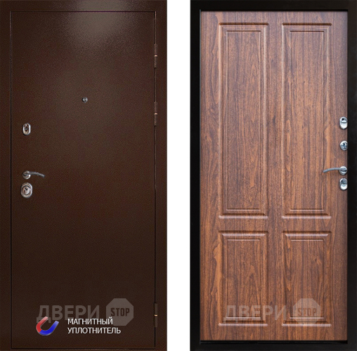 Входная металлическая Дверь Престиж Медь Премиум Орех светлый в Ногинск