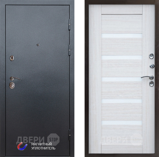 Дверь Престиж Графит Царга Лиственница белая в Ногинск