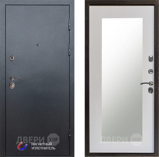 Дверь Престиж Графит Зеркло Пастораль Лиственница белая в Ногинск