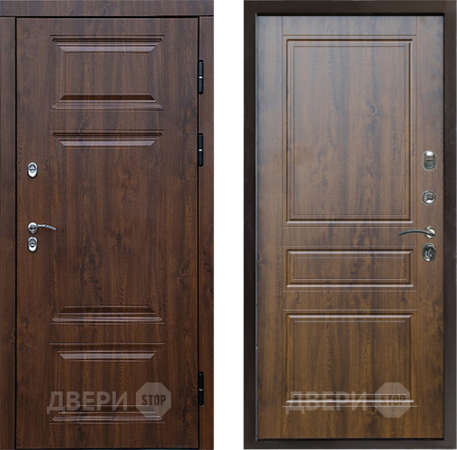 Дверь Престиж TERMO с терморазрывом Премиум Орех Классика Дуб в Ногинск