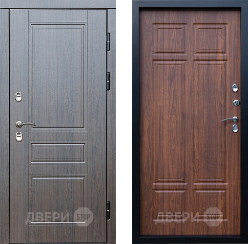 Дверь Престиж TERMO с терморазрывом Классика Премиум Орех темный в Ногинск