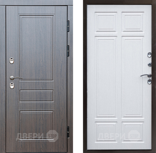 Входная металлическая Дверь Престиж TERMO с терморазрывом Классика Премиум Лиственница белая в Ногинск