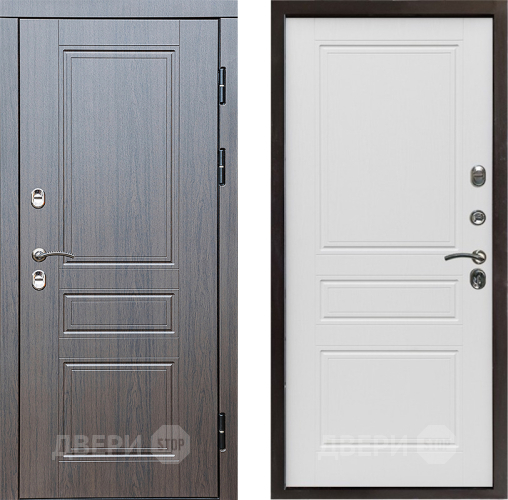 Входная металлическая Дверь Престиж TERMO с терморазрывом Классика Классика Лиственница белая в Ногинск