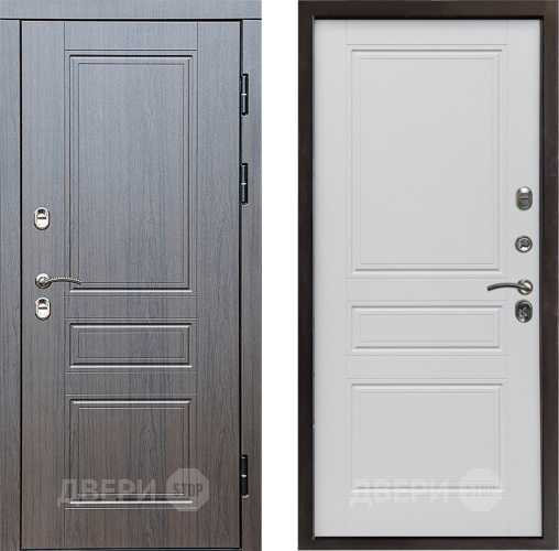 Входная металлическая Дверь Престиж TERMO с терморазрывом Классика Классика Белый матовый в Ногинск