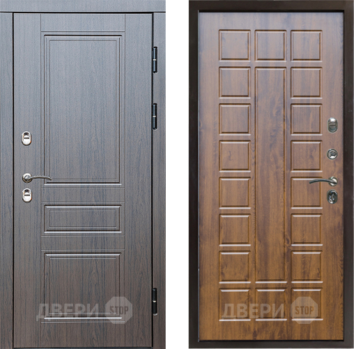 Входная металлическая Дверь Престиж TERMO с терморазрывом Классика Престиж Дуб в Ногинск