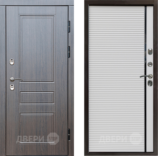 Входная металлическая Дверь Престиж TERMO с терморазрывом Классика Porte Белый в Ногинск