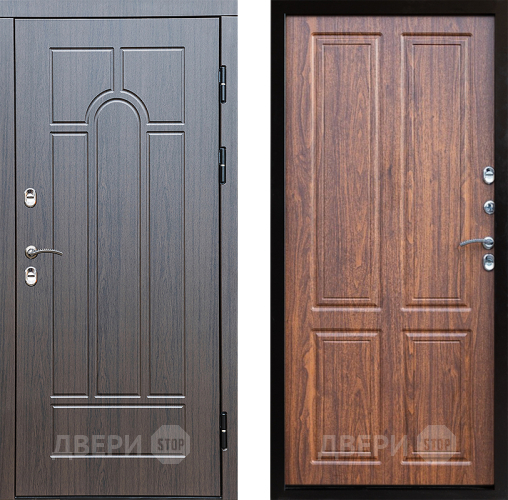 Дверь Престиж TERMO с терморазрывом Арка Премиум Орех светлый в Ногинск