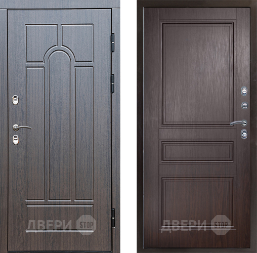 Входная металлическая Дверь Престиж TERMO с терморазрывом Арка Классика Венге в Ногинск