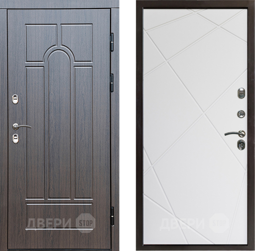 Входная металлическая Дверь Престиж TERMO с терморазрывом Арка Лучи Бетон светлый в Ногинск