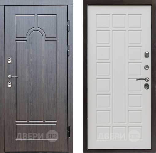 Входная металлическая Дверь Престиж TERMO с терморазрывом Арка Престиж Бежевый мат в Ногинск