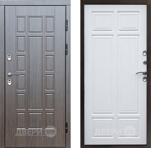 Входная металлическая Дверь Престиж TERMO с терморазрывом Престиж Премиум Лиственница белая в Ногинск