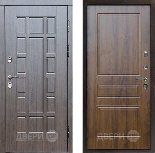 Входная металлическая Дверь Престиж TERMO с терморазрывом Престиж Классика Дуб в Ногинск