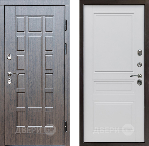 Входная металлическая Дверь Престиж TERMO с терморазрывом Престиж Классика Белый матовый в Ногинск