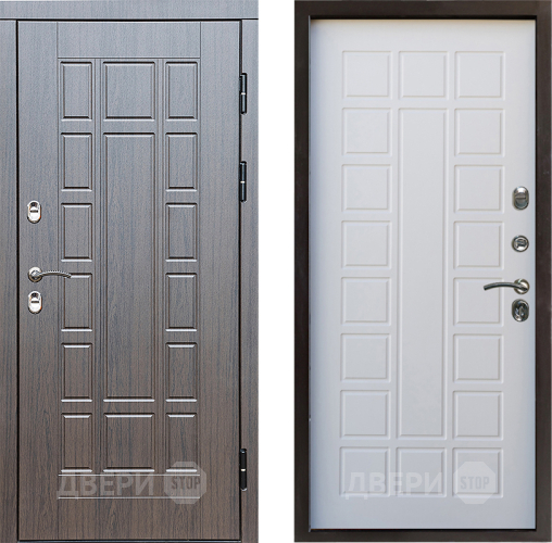 Входная металлическая Дверь Престиж TERMO с терморазрывом Престиж Престиж Белое дерево в Ногинск