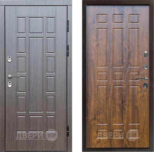 Входная металлическая Дверь Престиж TERMO с терморазрывом Престиж Спарта Дуб в Ногинск