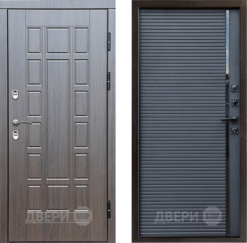 Дверь Престиж TERMO с терморазрывом Престиж Porte Черный кварц в Ногинск