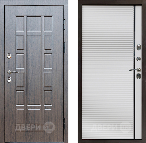 Входная металлическая Дверь Престиж TERMO с терморазрывом Престиж Porte Белый в Ногинск