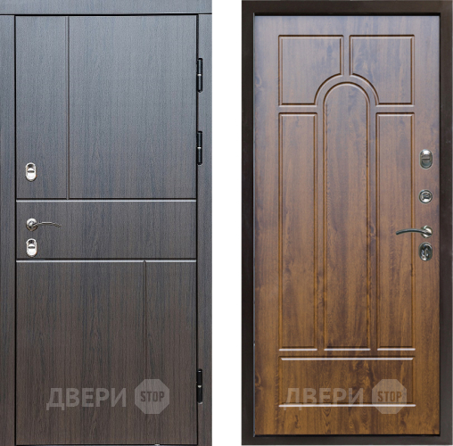 Входная металлическая Дверь Престиж TERMO с терморазрывом Горизонт Венге Арка Дуб в Ногинск