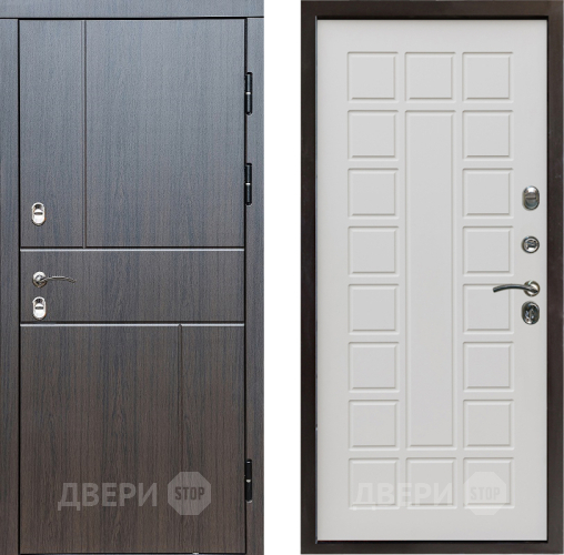 Входная металлическая Дверь Престиж TERMO с терморазрывом Горизонт Венге Престиж Бежевый мат в Ногинск