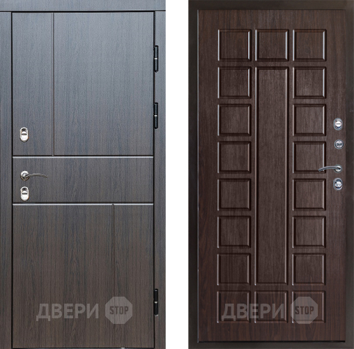 Входная металлическая Дверь Престиж TERMO с терморазрывом Горизонт Венге Престиж Венге в Ногинск