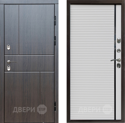 Входная металлическая Дверь Престиж TERMO с терморазрывом Горизонт Венге Porte Белый в Ногинск