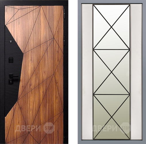 Дверь Заводские двери Морра Зеркало Перфекто Структурное дерево в Ногинск