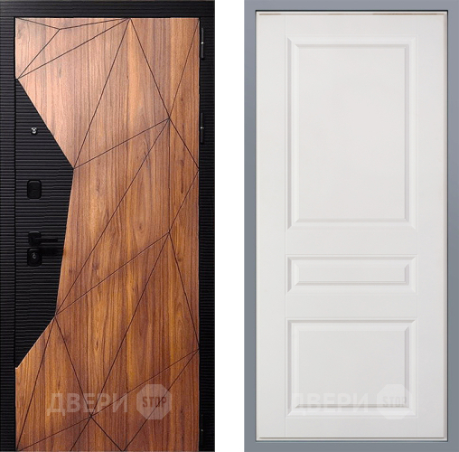 Дверь Заводские двери Морра Стокгольм Белый софт в Ногинск